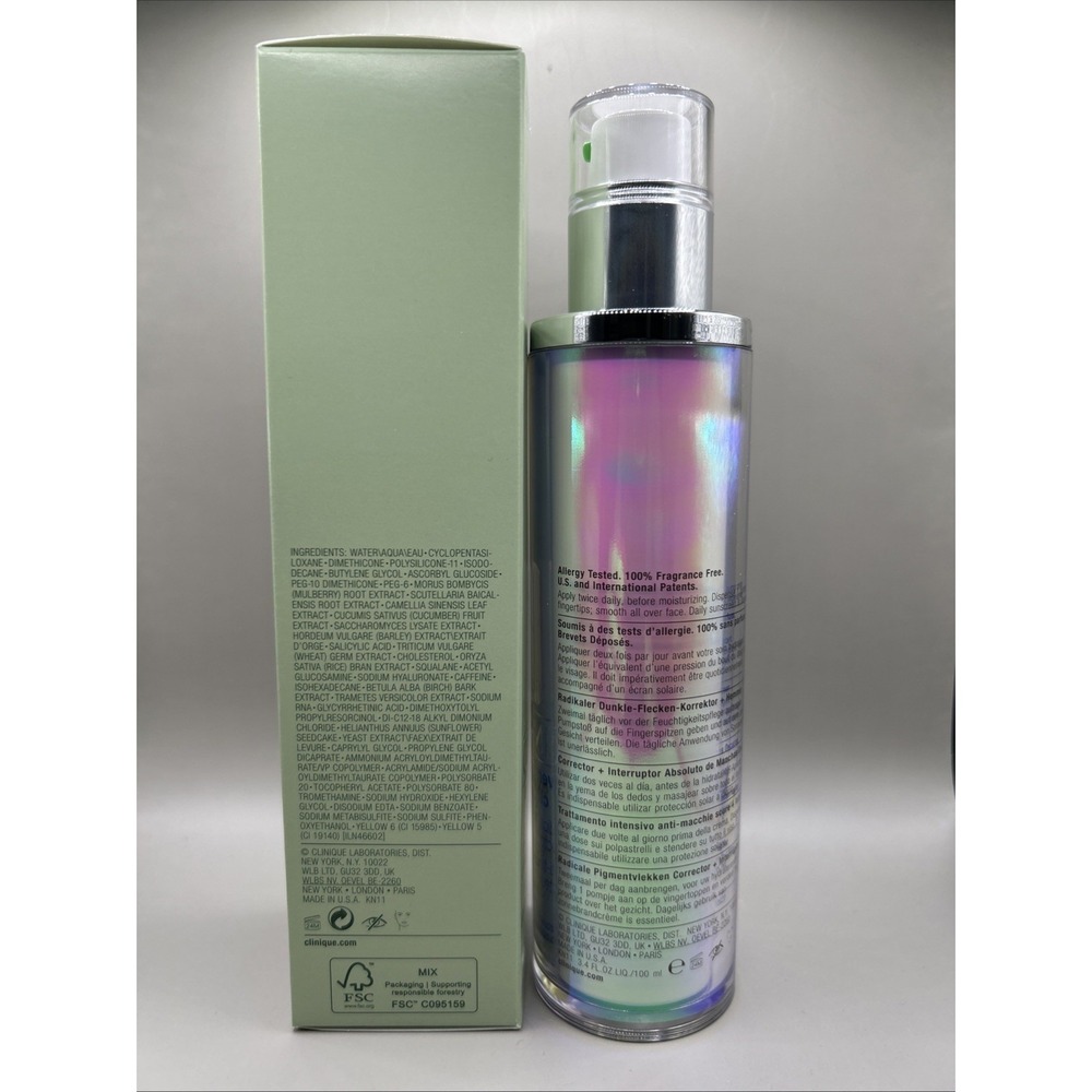 Clinique Even Better Clinical Radical Dark Spot Corrector+Interrupter 3.4oz NEW - Picture 4 of 5